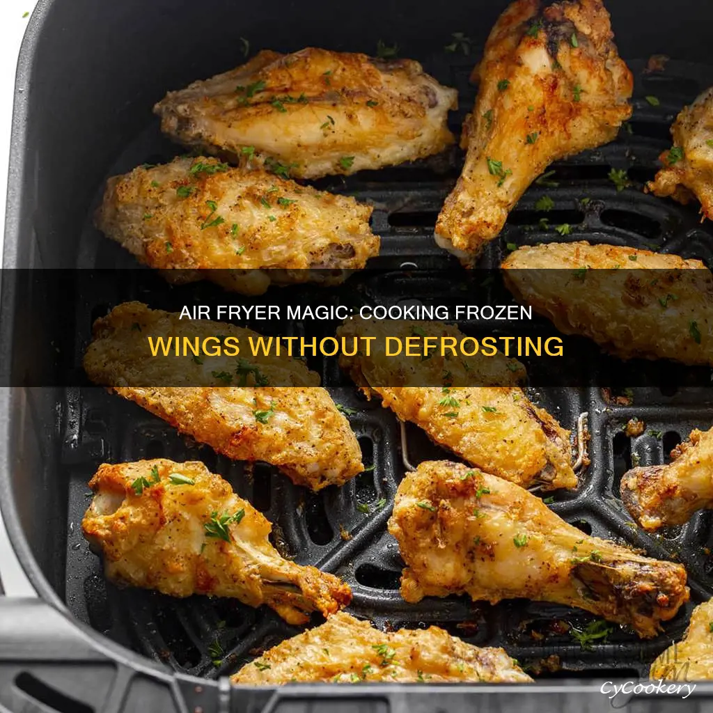 can you cook raw frozen wings in air fryer