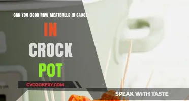 How to Cook Meatballs in Sauce Using a Crock Pot