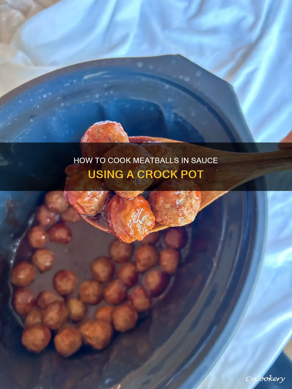 can you cook raw meatballs in sauce in crock pot