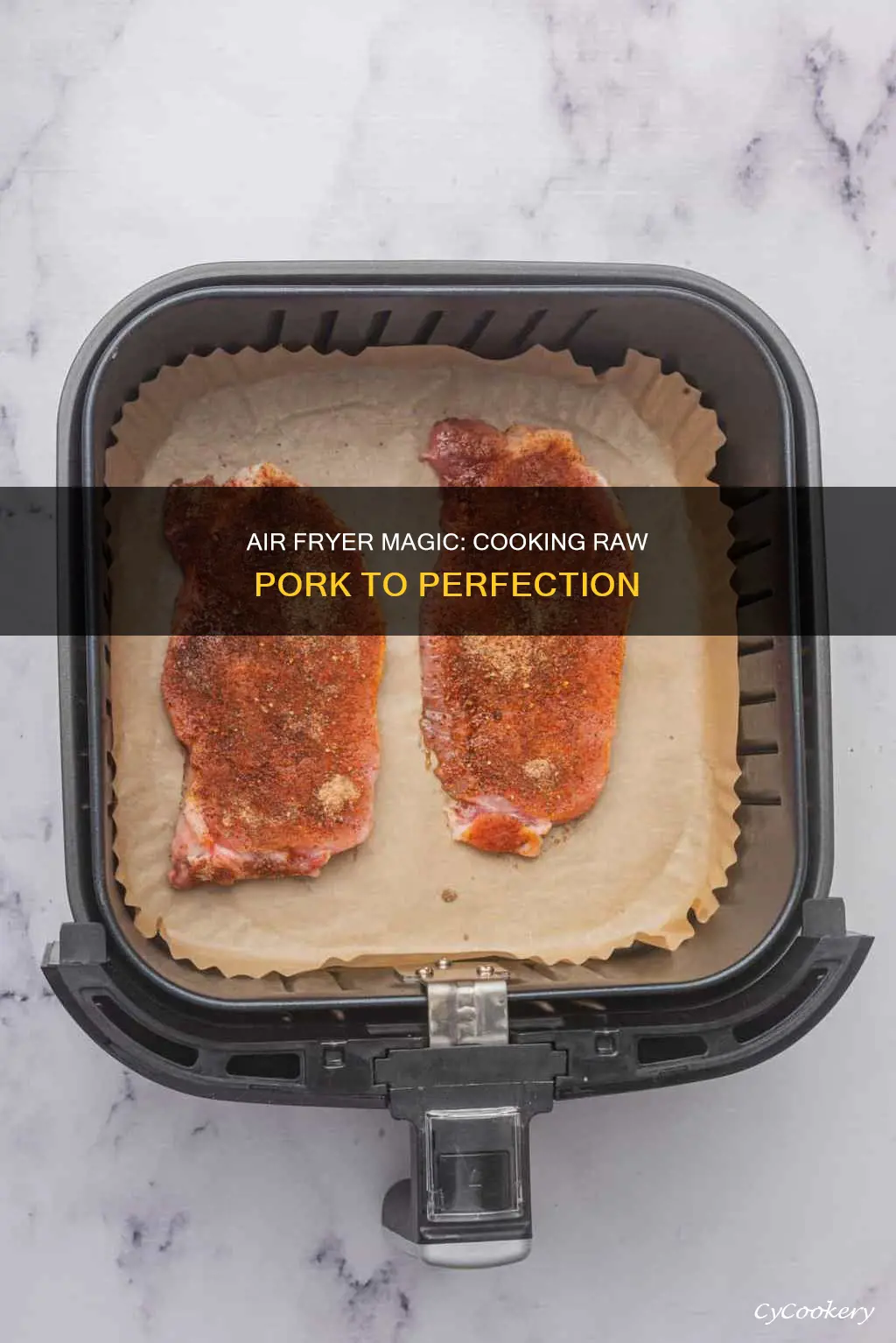 can you cook raw pork in an air fryer