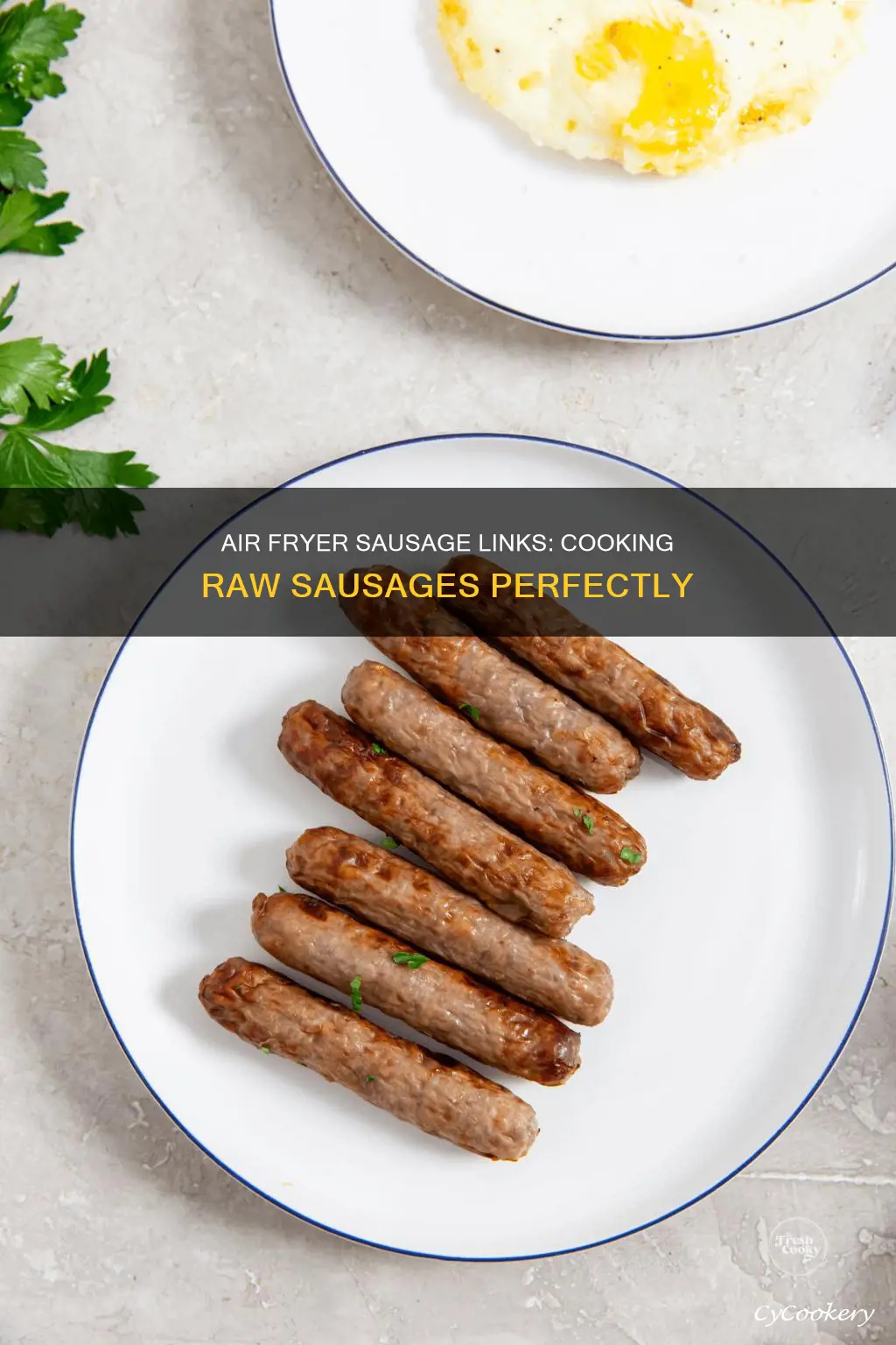 can you cook raw sausage links in the air fryer