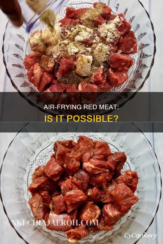 can you cook red meat in air fryer