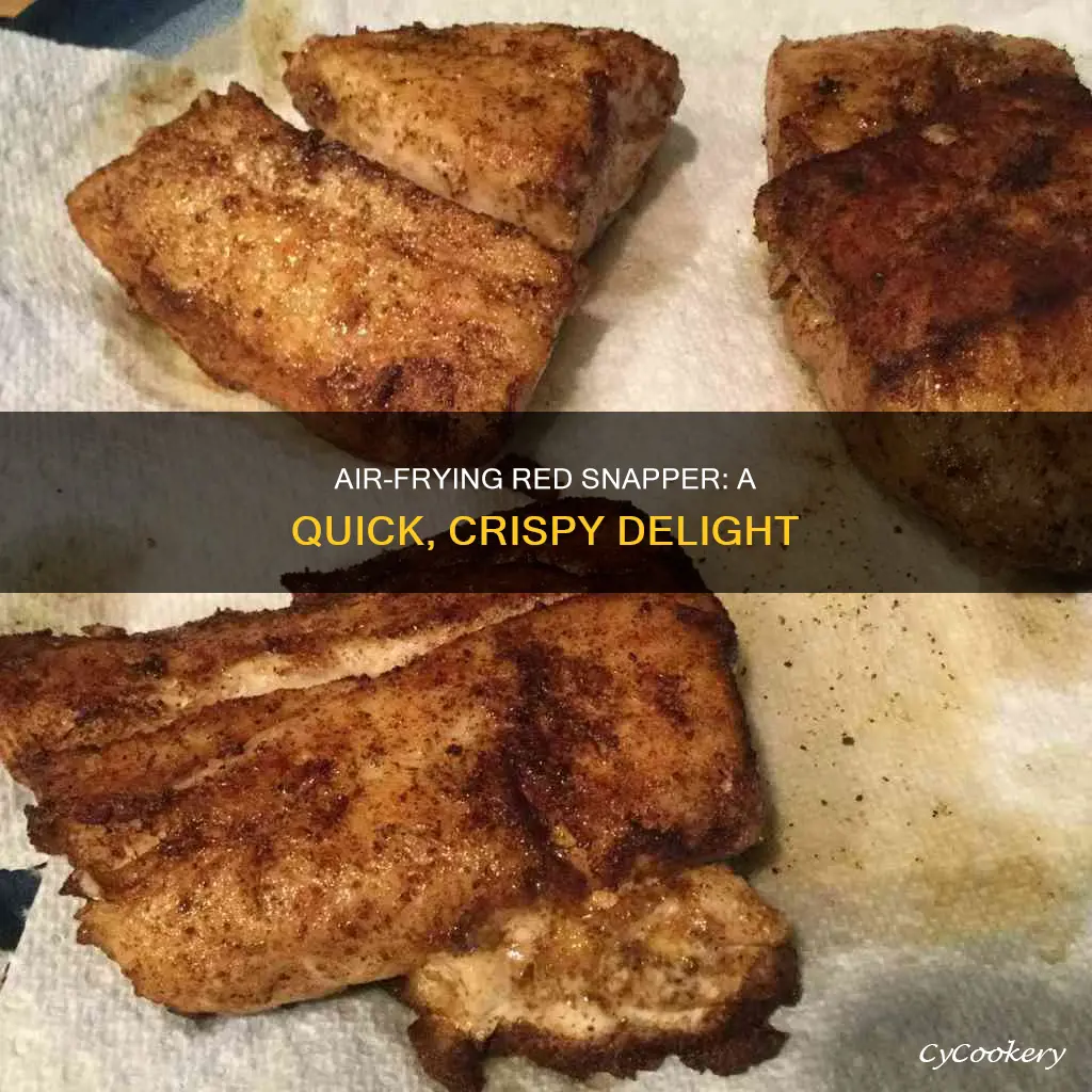 can you cook red snapper in air fryer