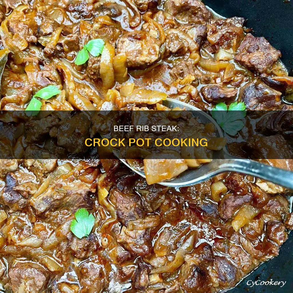can you cook rib beef steak in a cock pot