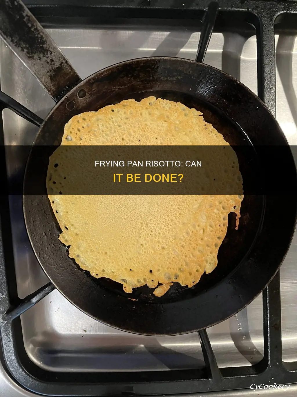 can you cook risotto in a frying pan