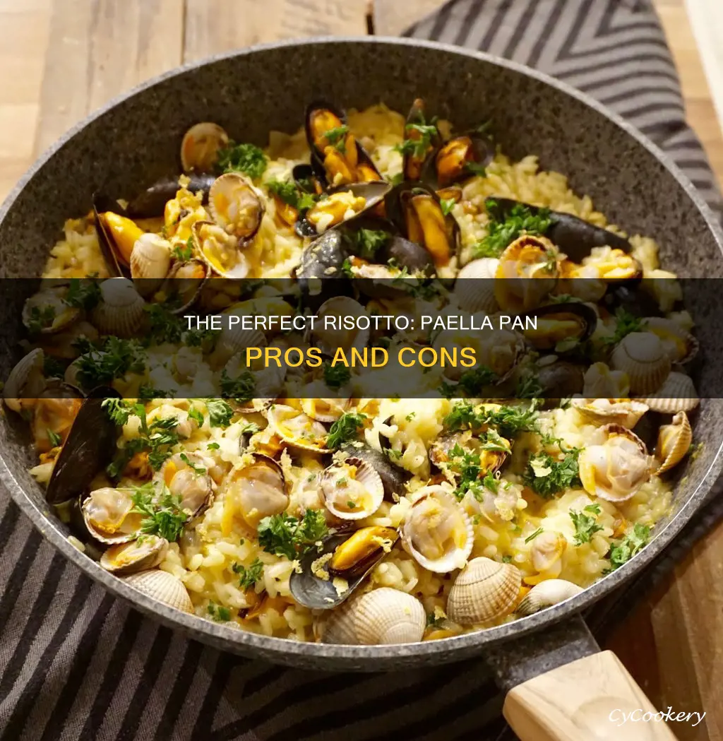 can you cook risotto in a paella pan