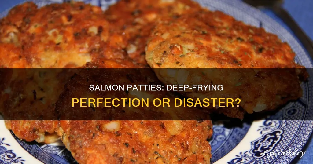 can you cook salmon patties in a deep fryer