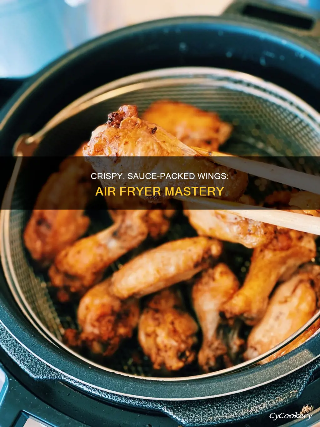 can you cook sauced wings in air fryer