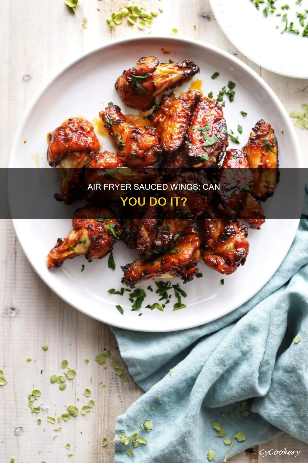 can you cook sauced wings in air fryer
