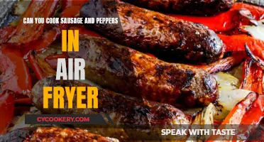 Air Fryer Sausage and Pepper Delight: Quick and Easy Recipe