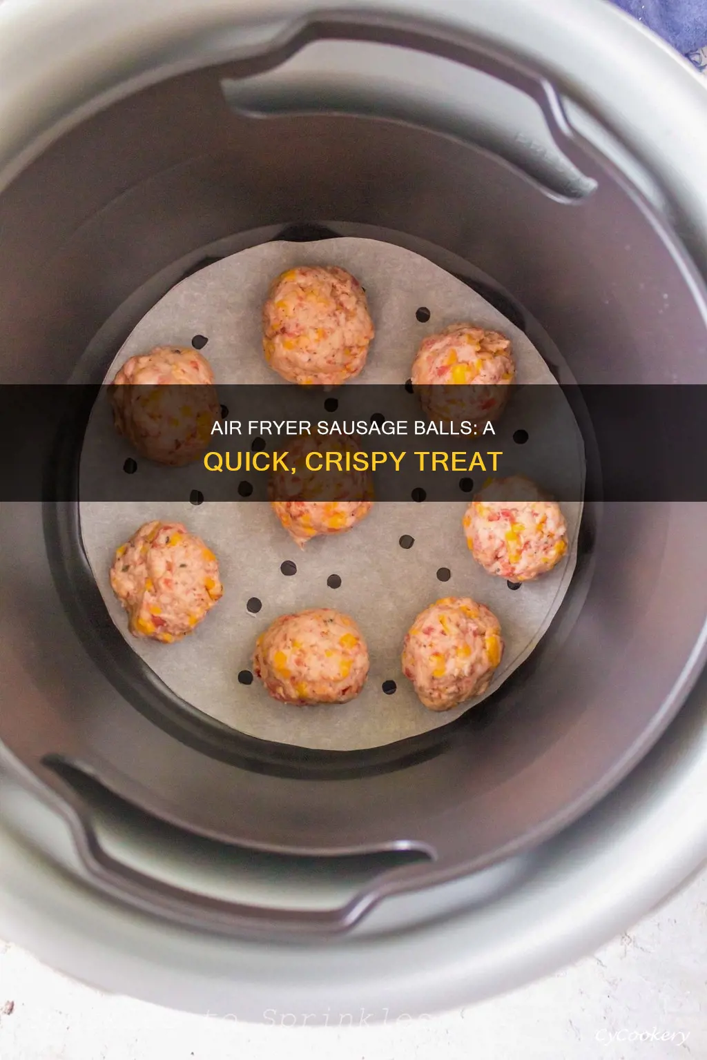 can you cook sausage balls in an air fryer