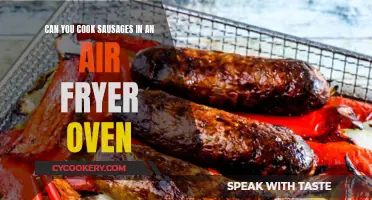 Air Fryer Oven: Cooking Sausages to Perfection