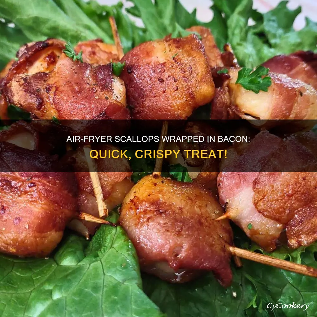 can you cook scallops in bacon in an air fryer