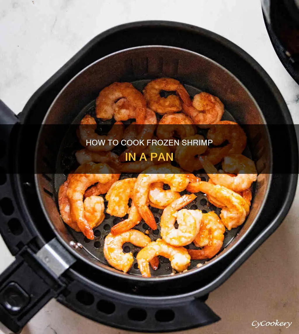 can you cook shrimp from frozen in a pan