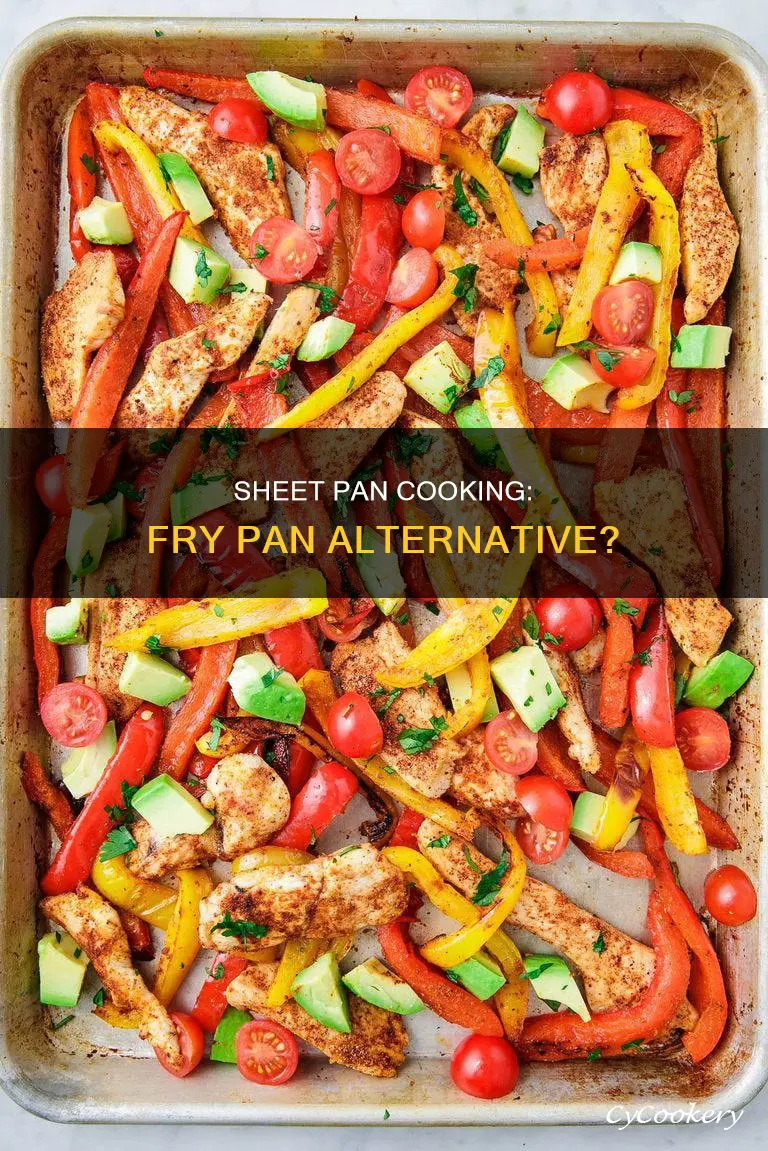 can you cook single sheet food in an fryimg pan