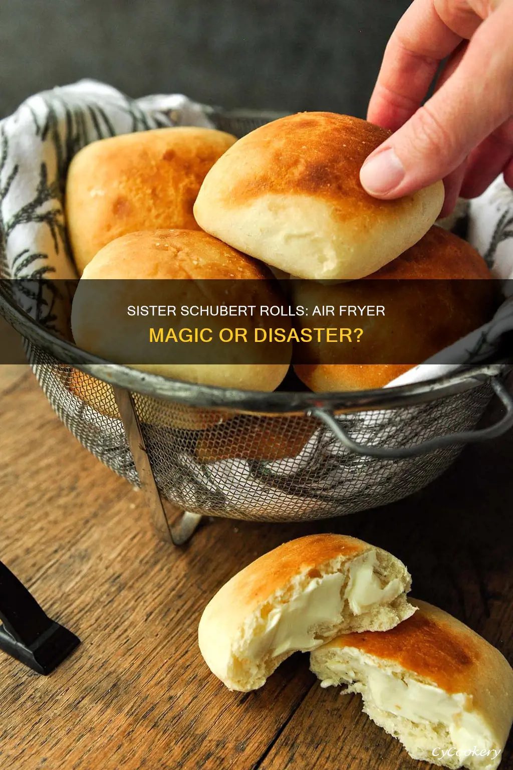 can you cook sister schubert rolls in an air fryer