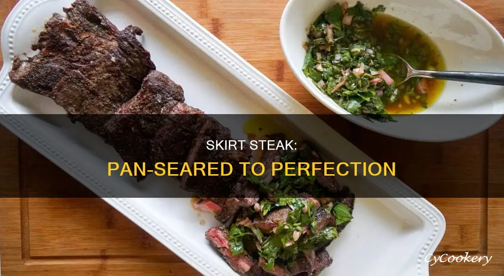 can you cook skirt steak in a pan