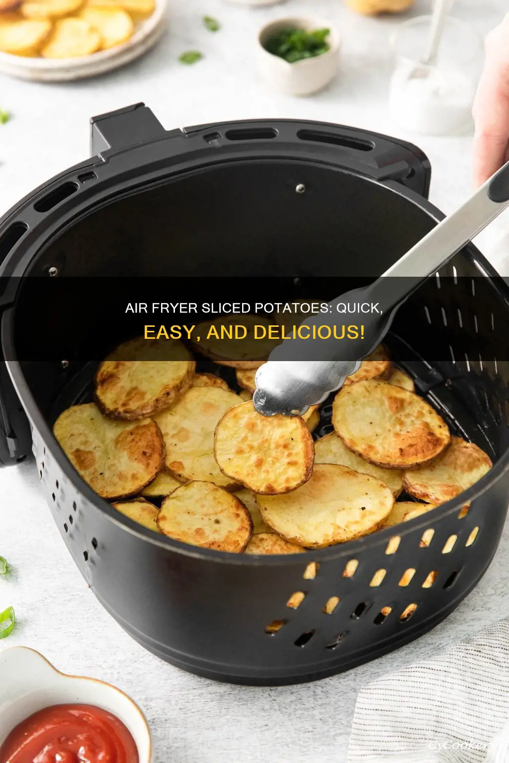 can you cook sliced potatoes in an air fryer