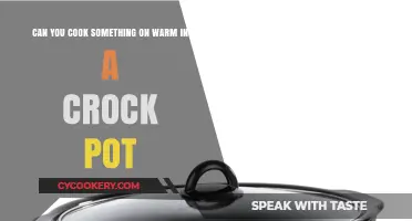 Crock Pot Cooking: Warm Setting Explained