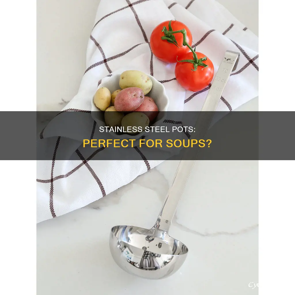 can you cook soup in stainless steel pot