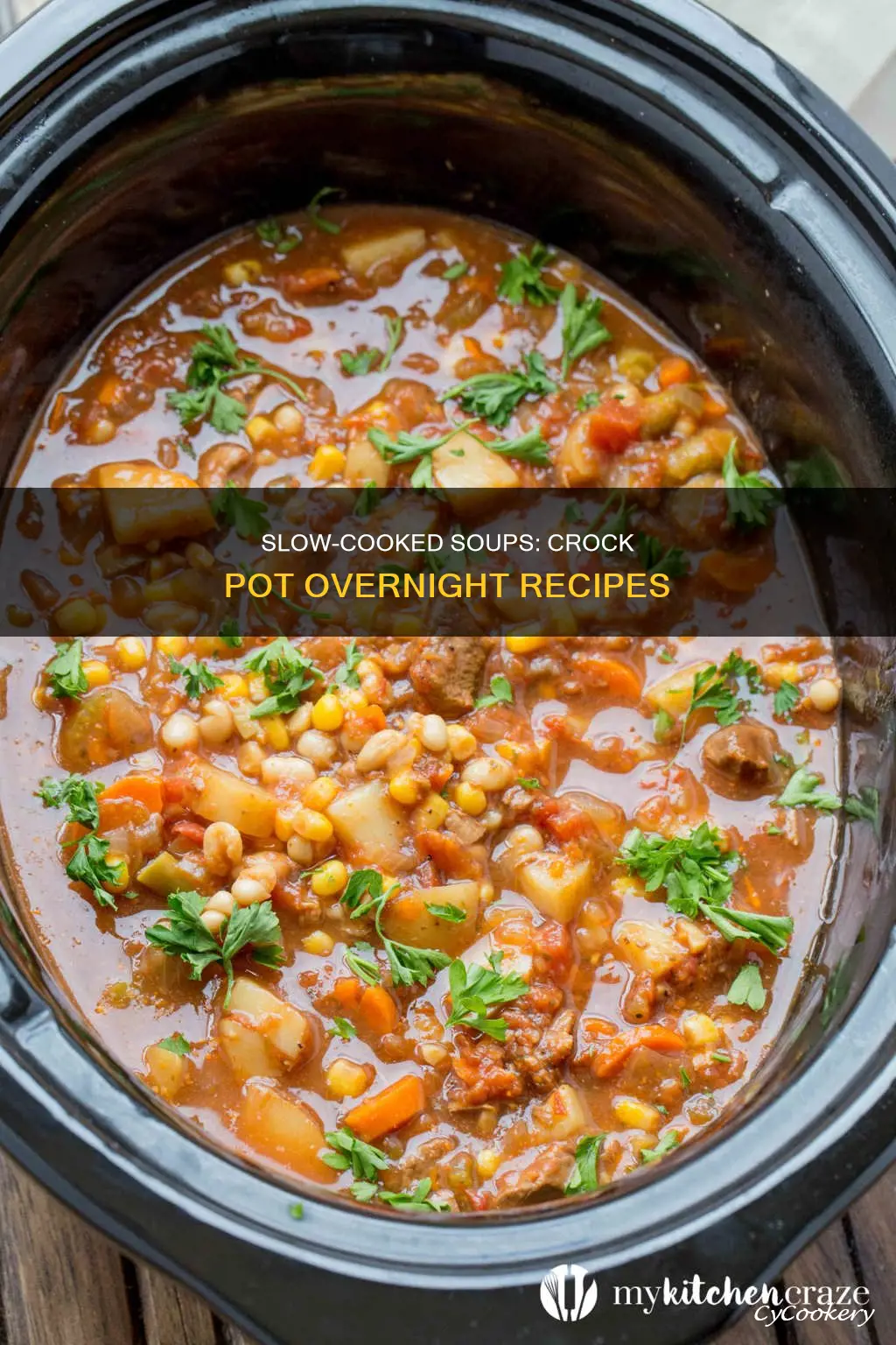 can you cook soup in your crock pot overnight