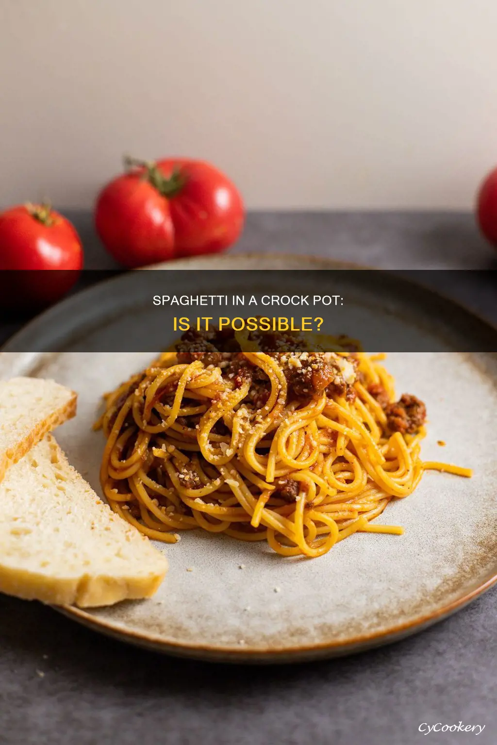 can you cook spaghetti in a crock pot