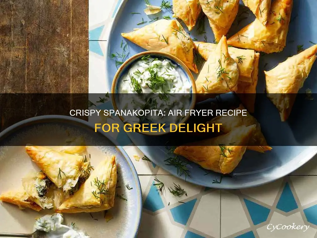 can you cook spanakopita in an air fryer