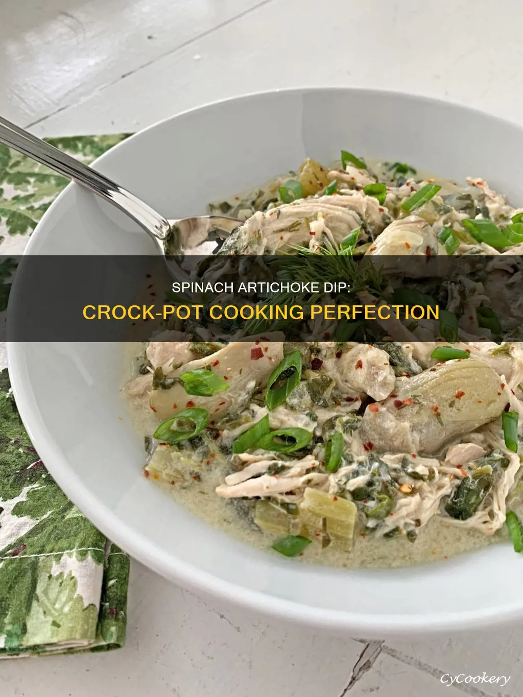 can you cook spinach artichoke dip in the crock pot