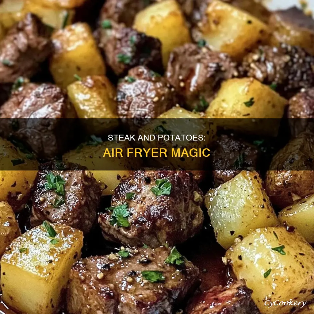 can you cook steak and potatoes together in air fryer