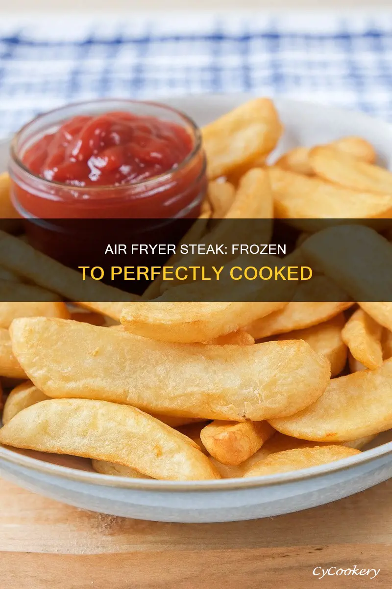 can you cook steak from frozen in air fryer
