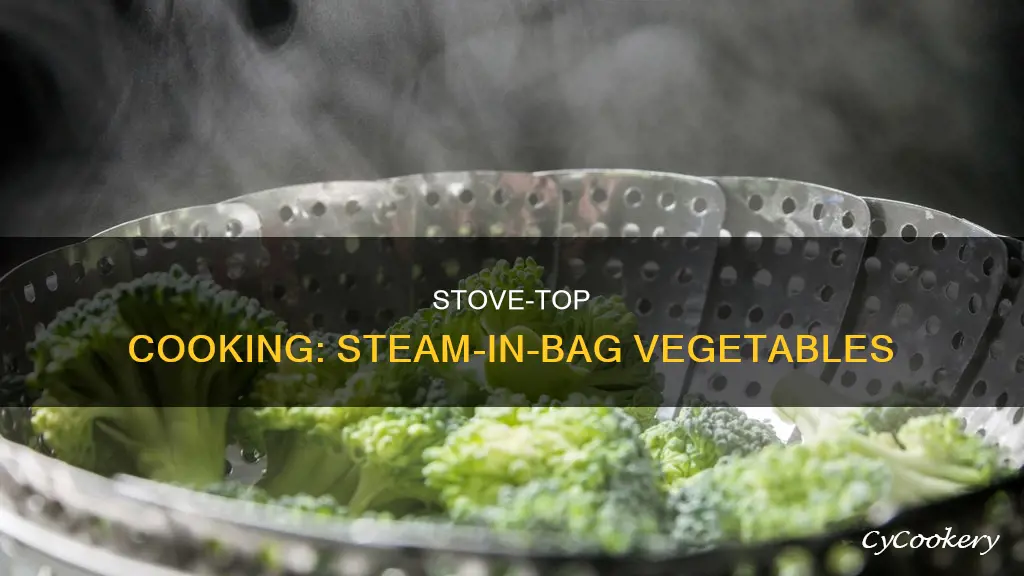 can you cook steam in bag vegetables on the stove