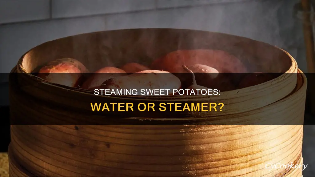 can you cook steamer sweet potatoes in water