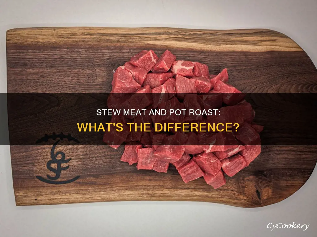 can you cook stew meat like pot roas