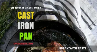 How to Cook Sticky Foods in Cast Iron