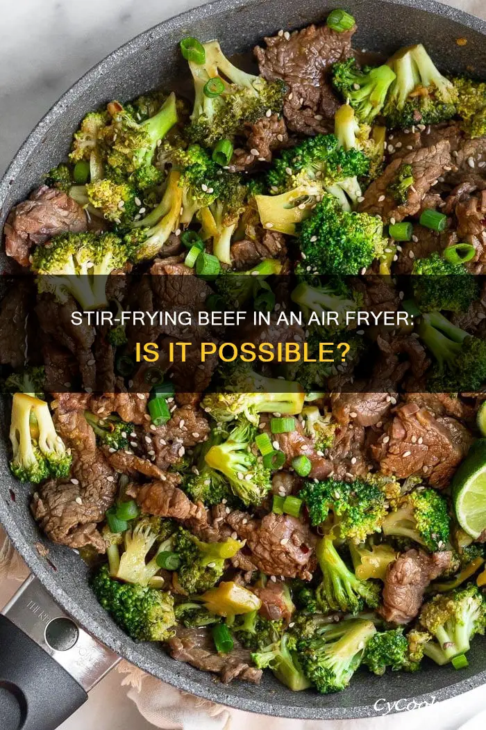 can you cook stir fry beef in air fryer