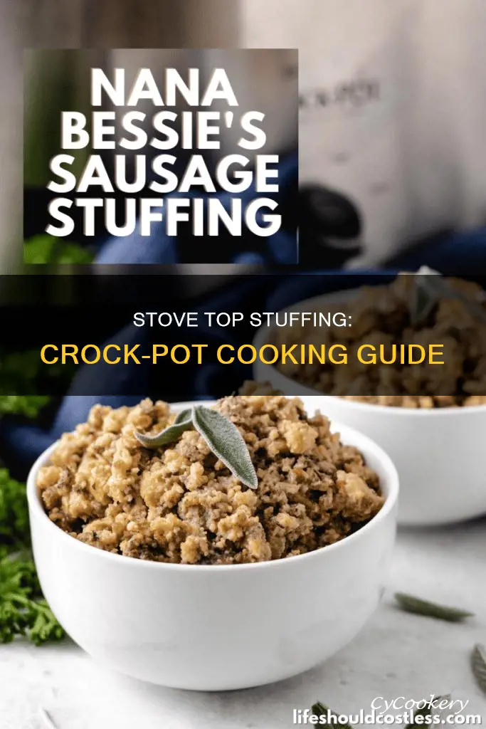 can you cook stove top stuffing in a crock pot