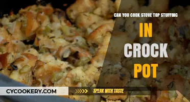 Stove Top Stuffing: Crock Pot Cooking Guide