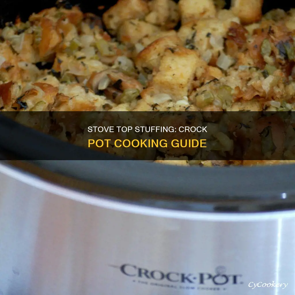 can you cook stove top stuffing in crock pot