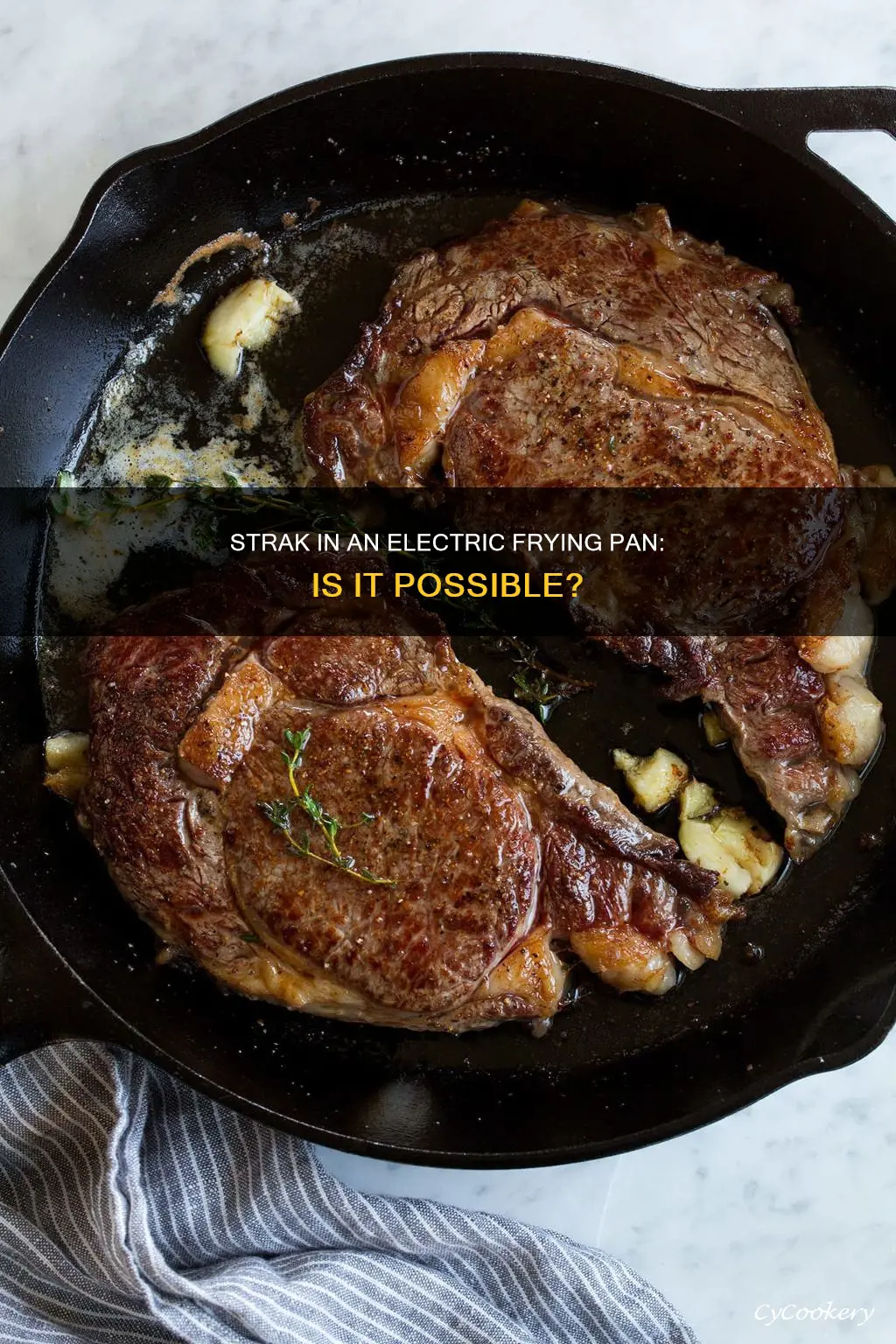 can you cook strak in an electric frying pan