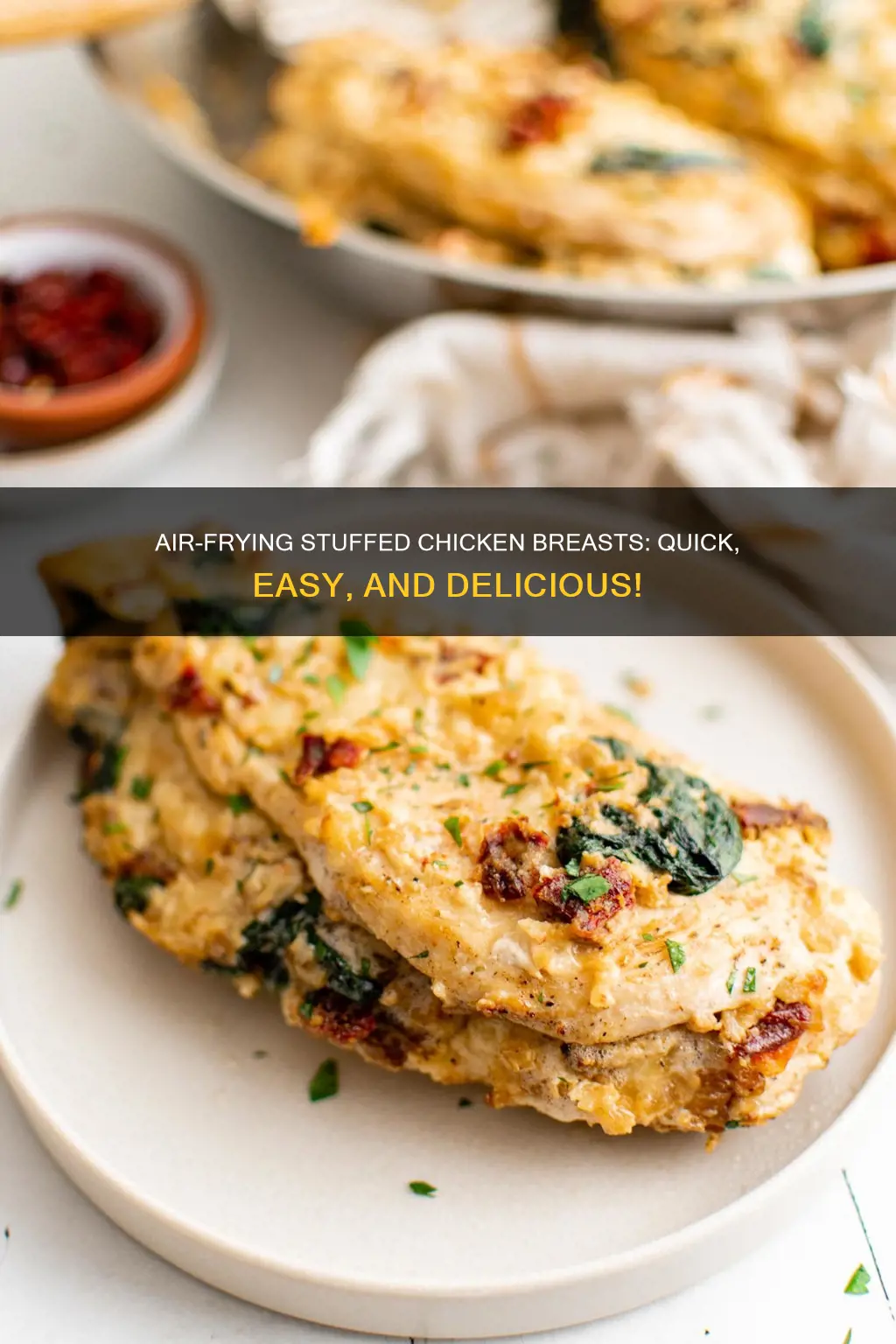 can you cook stuffed chicken breast in air fryer