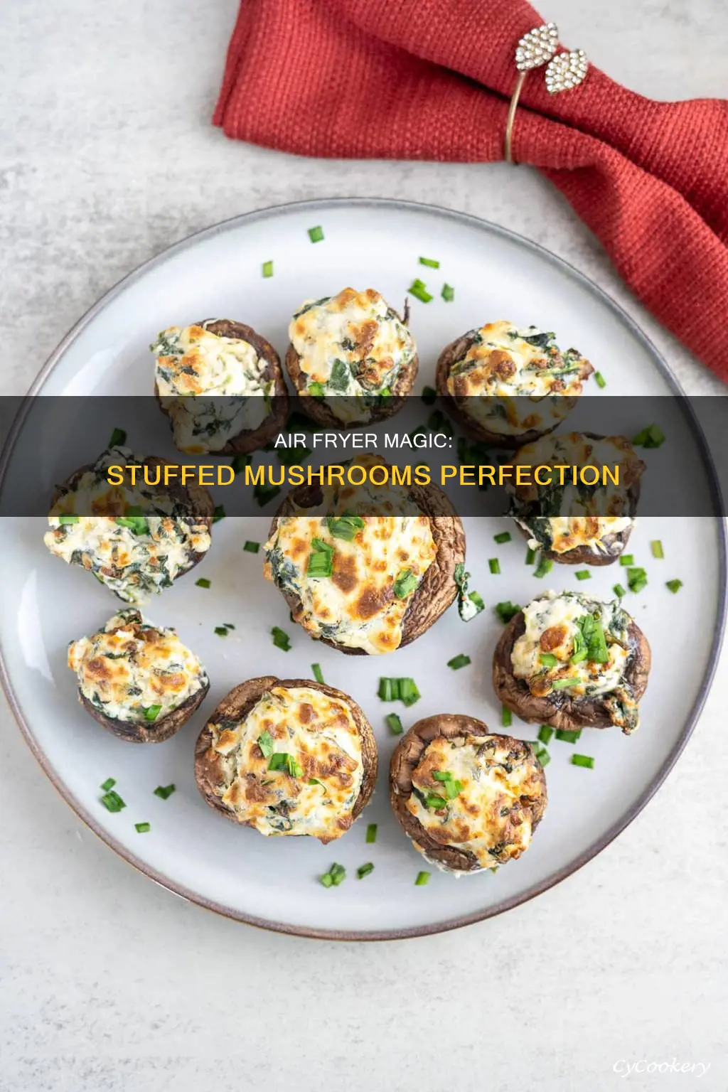 can you cook stuffed mushrooms in air fryer