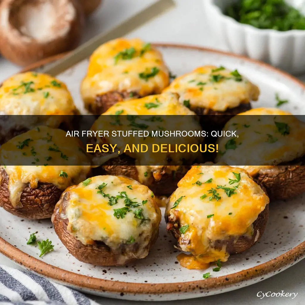 can you cook stuffed mushrooms in an air fryer