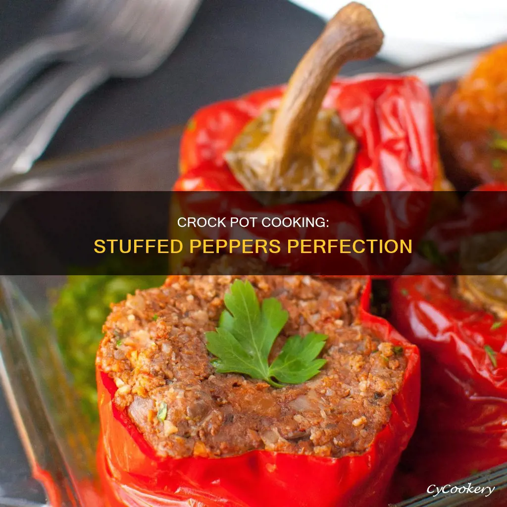 can you cook stuffed peppers in a crock pot