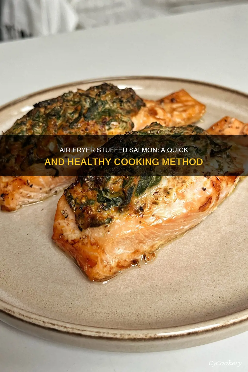 can you cook stuffed salmon in air fryer