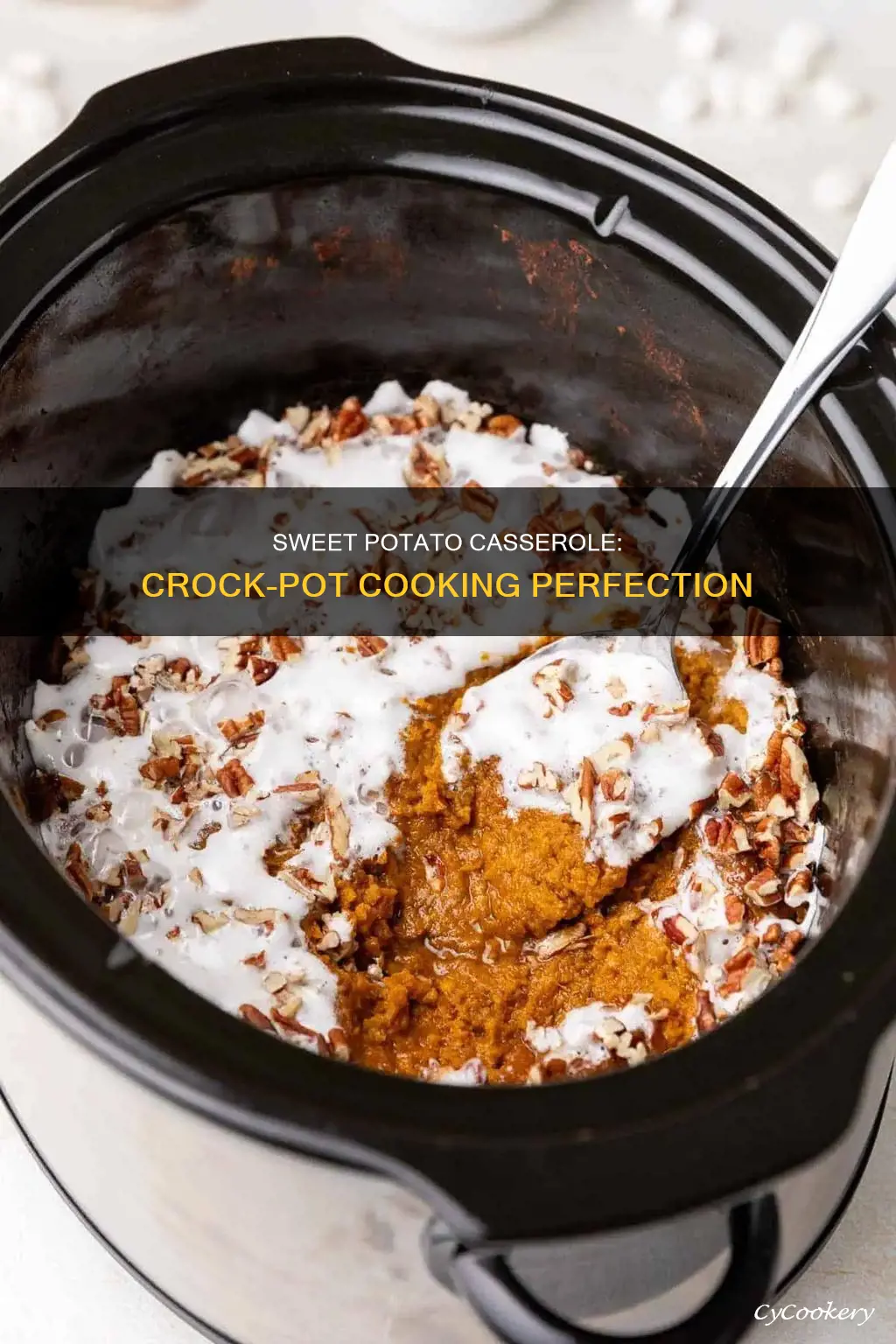 can you cook sweet potato casserole in a crock pot