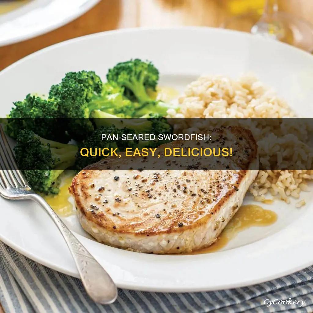 can you cook swordfish in a pan