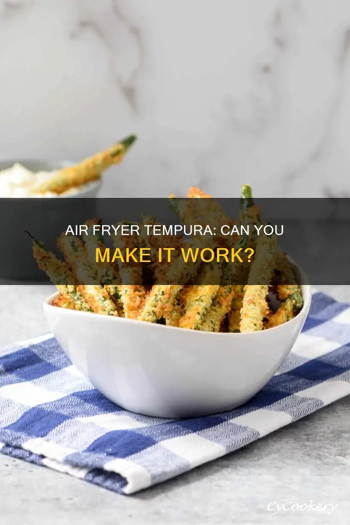 can you cook tempura batter in an air fryer