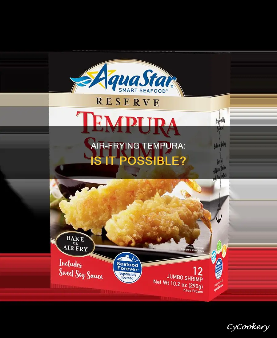 can you cook tempura battered food in an air fryer