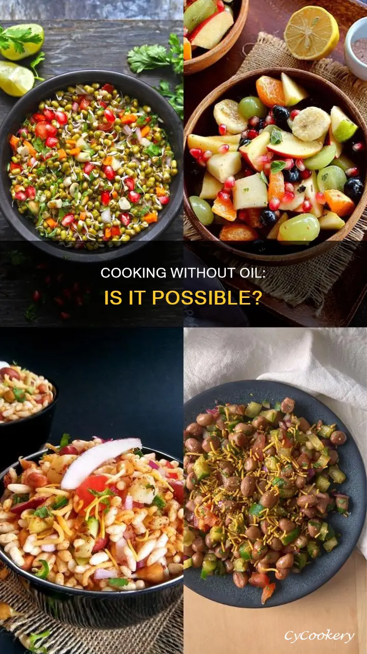 can you cook things on a pan without oil