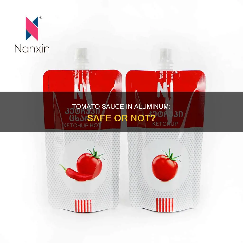 can you cook tomato sauce in aluminum pot